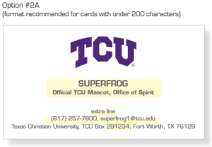 Business Card Layout #2a