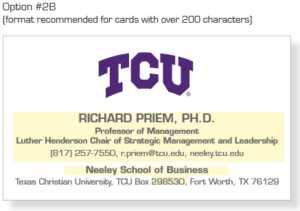 Business Card Layout #2b